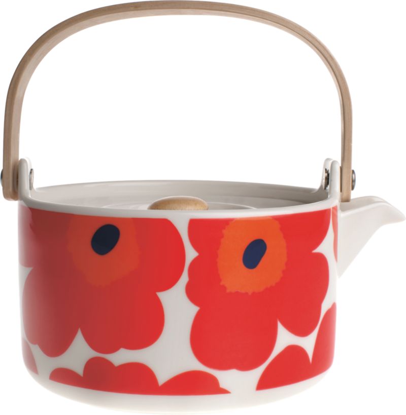 Marimekko Unikko Red Teapot