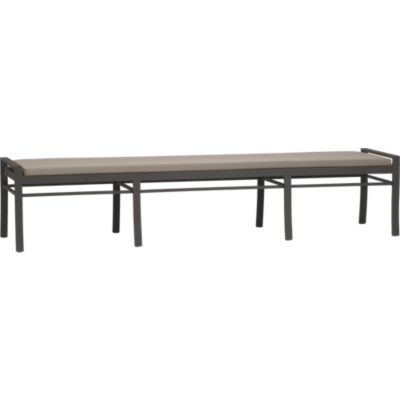 Valencia Large Dining Bench with Sunbrella® Stone Cushion