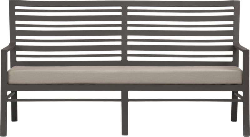 Valencia Sofa with Sunbrella® Stone Cushion