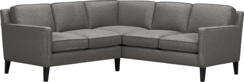 Vaughn 2-Piece Sectional (Left Arm Loveseat/Right Arm Corner Sofa)