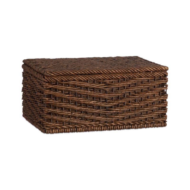 Ventana Lidded Basket Small