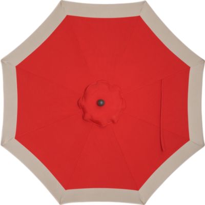 9 Round Sunbrella Caliente Banded Umbrella Cover