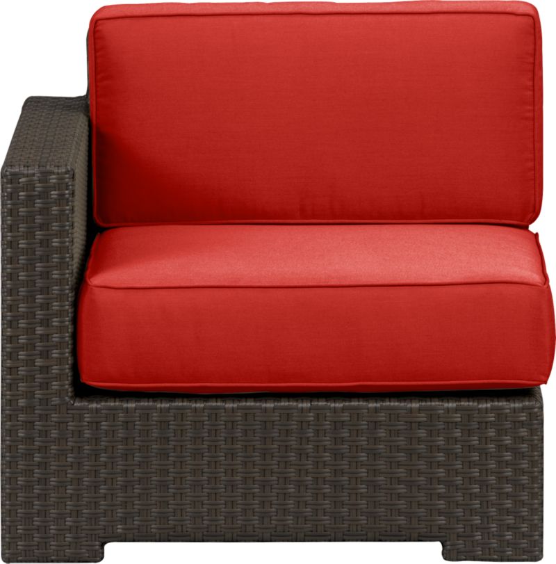 Ventura Modular Left Arm Chair with Sunbrella® Caliente Cushions