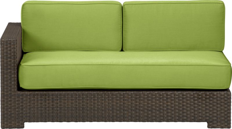 Ventura Modular Left Arm Loveseat with Cushions (includes one seat and two back cushions)