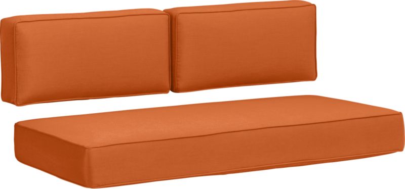 Ventura Sunbrella® Sunset Modular Loveseat Cushions