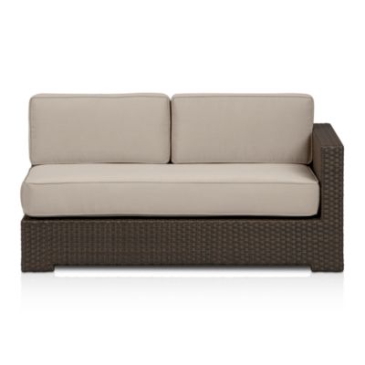 Ventura Modular Right Arm Loveseat with Sunbrella® Stone Cushions
