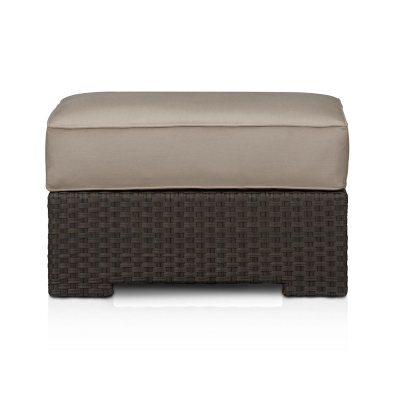Ventura Ottoman with Sunbrella® Stone Cushion
