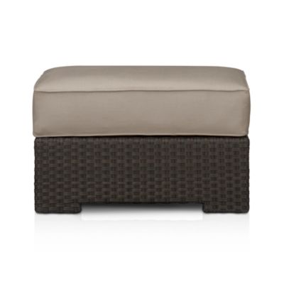 Ventura Ottoman with Sunbrella® Stone Cushion