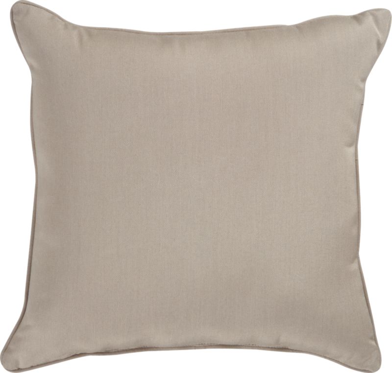 Sunbrella® Stone 20" Sq. Outdoor Pillow