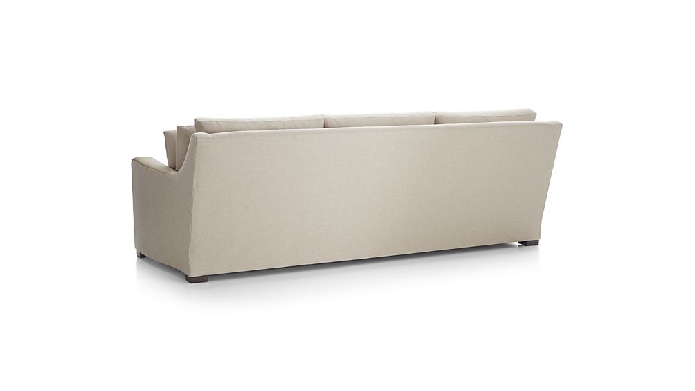 Verano 3Seat 102" Extra Long Cream Sofa Crate and Barrel