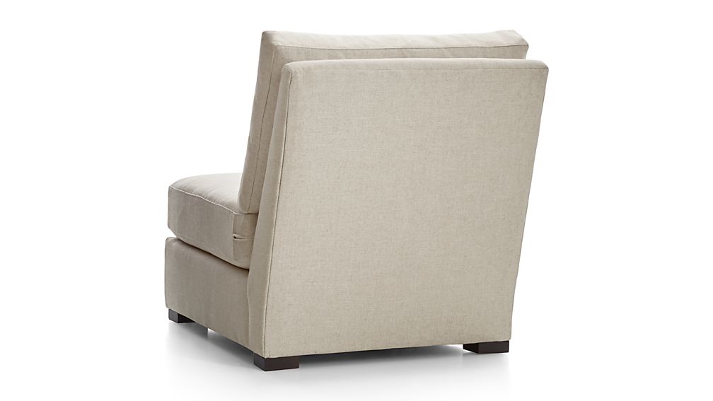 Verano Armless Chair Aurora Canvas Crate and Barrel