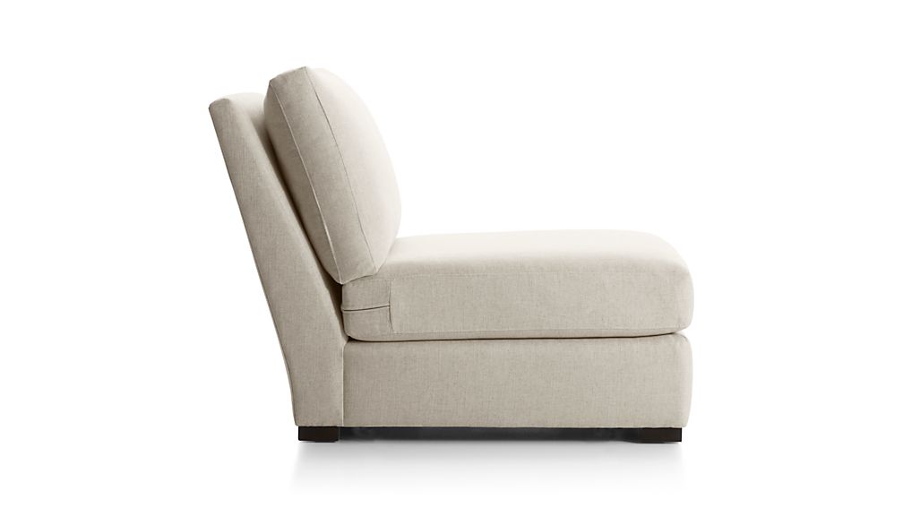 Verano Armless Chair Aurora Canvas Crate and Barrel