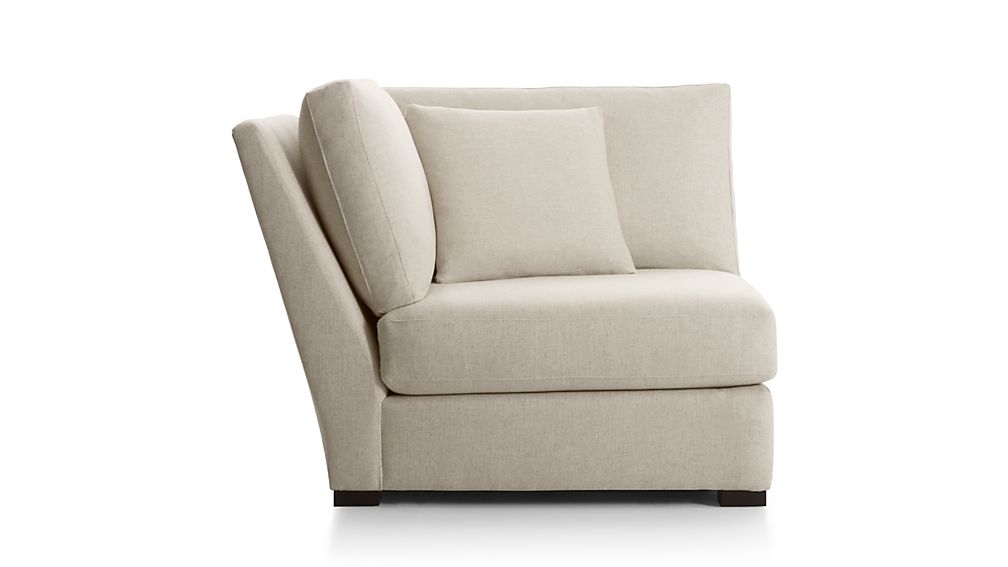 Verano Corner Chair Aurora Canvas Crate and Barrel