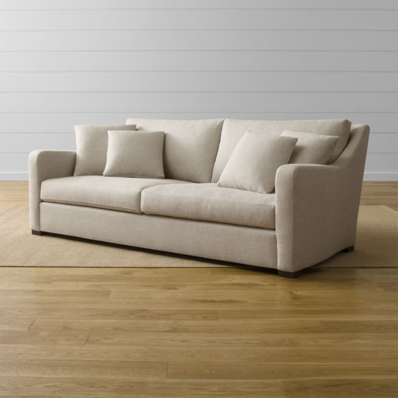 Verano Cream Sofa Crate and Barrel