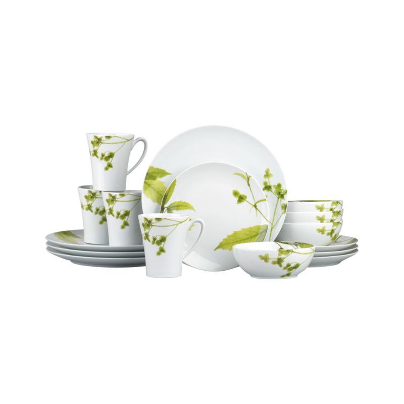 16-Piece Set: four 4-piece place settings.