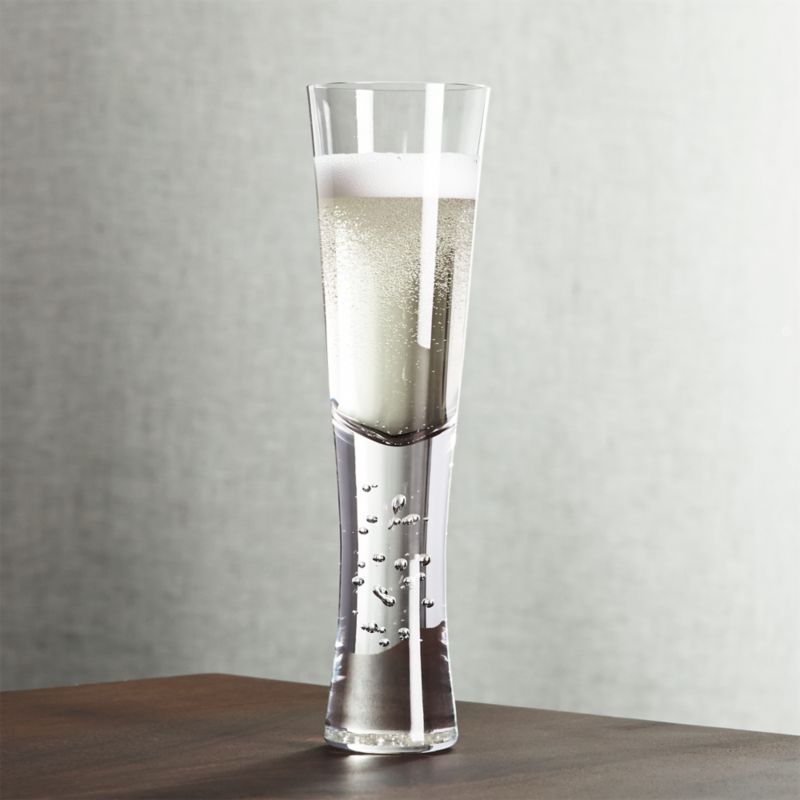 Verve Champagne Glass Crate and Barrel