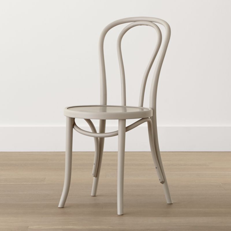 Vienna Dove Wood Dining Chair | Crate and Barrel