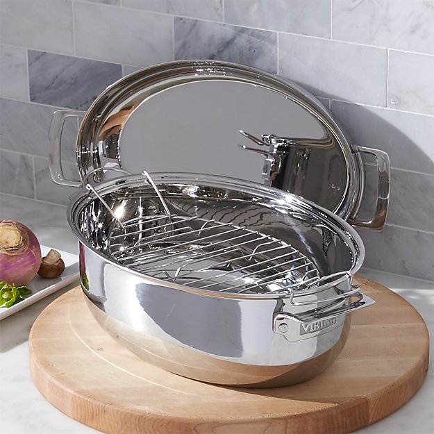 Oval Viking Roasting Pan Crate and Barrel