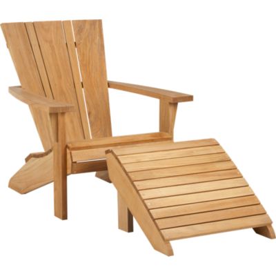 Vista Adirondack Chair with Ottoman