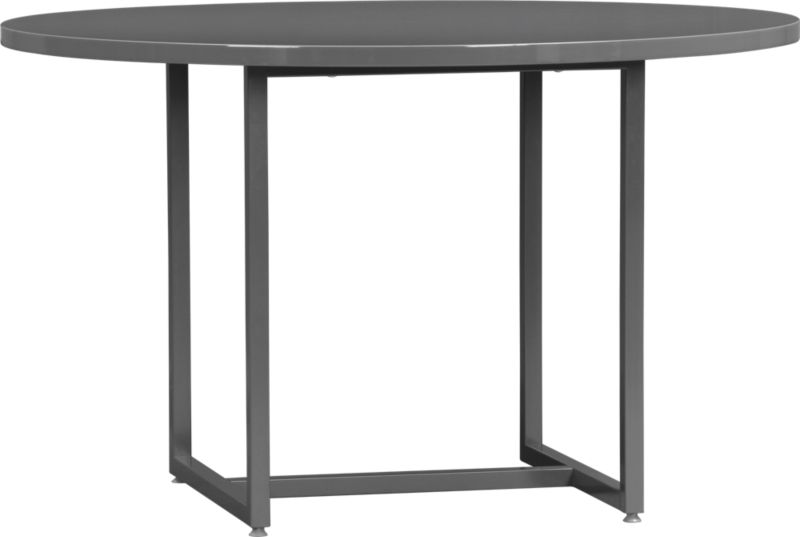 Walker II Slate 48" Round Dining Table