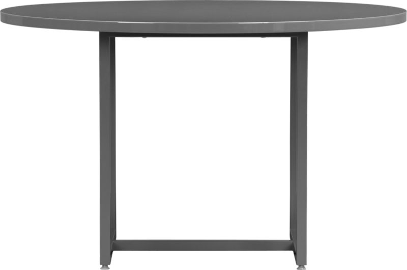 Walker II Slate 48" Round Dining Table