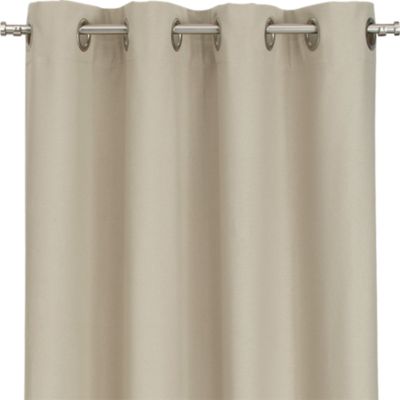 Wallace Flax 52x108 Grommet Curtain Panel
