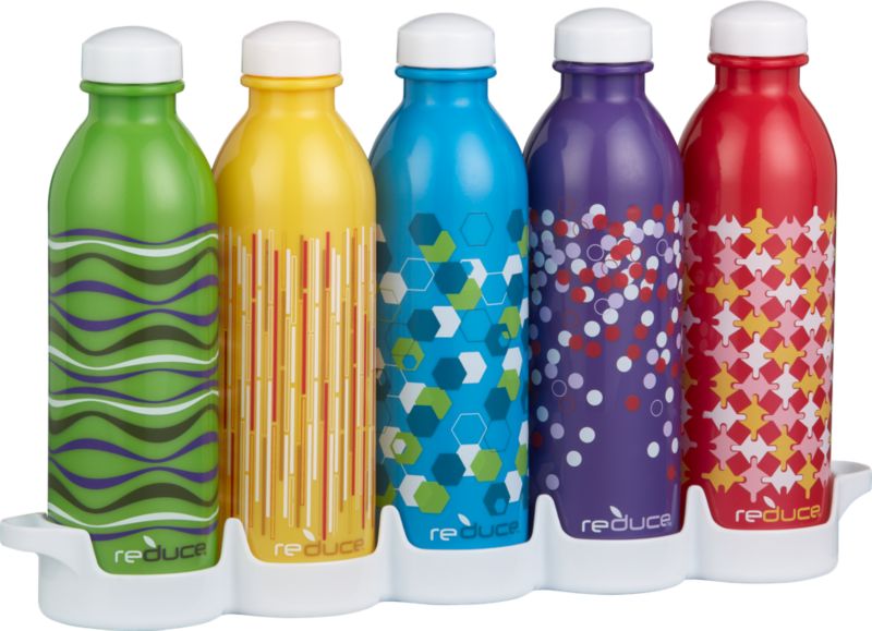 Set of 5 WaterWeek Bottles