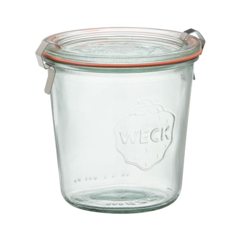 Weck 18 oz. Canning Jar. 18 oz.; 4.5"dia.x4.5"H