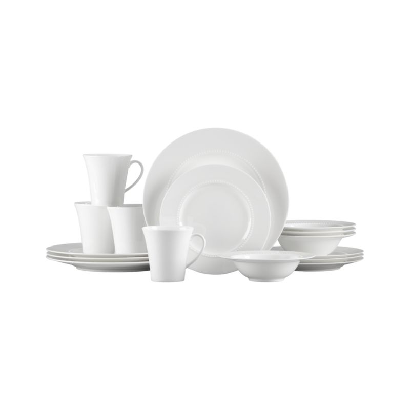 16-Piece Set: four 4-piece place settings.