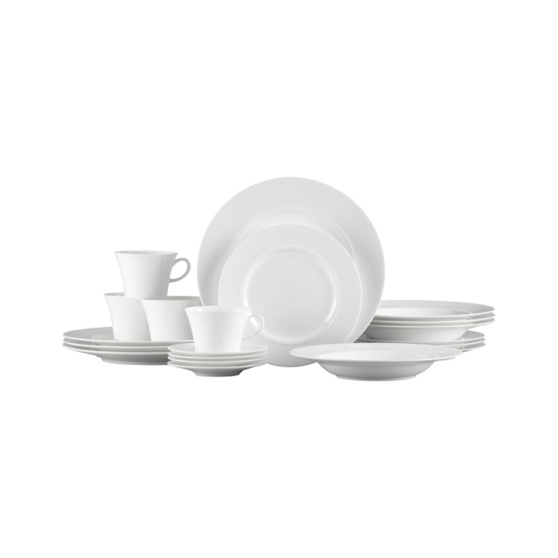 White Pearl 20-Piece Dinnerware Set