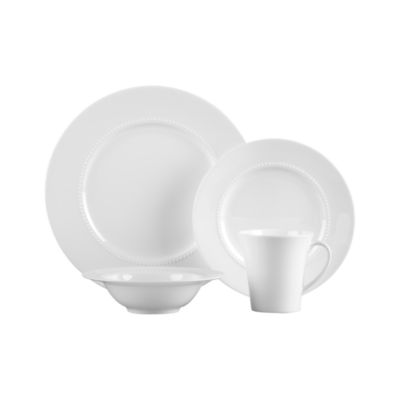 White Pearl 4-Piece Place Setting