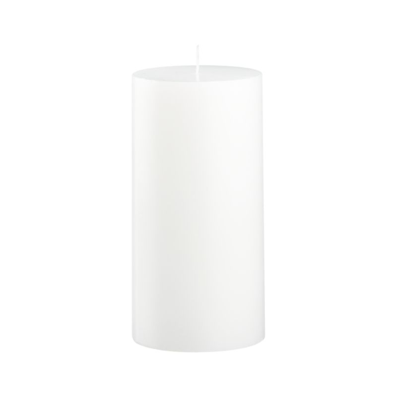 White Pillar Candle. 3"dia.x6"H
