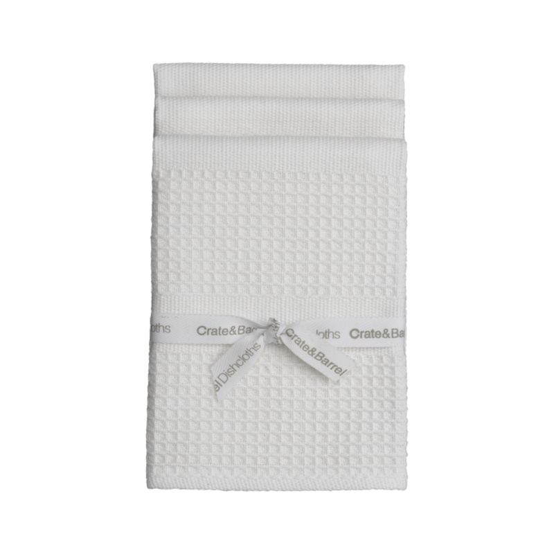 Set of 3 Waffleweave Dishcloths