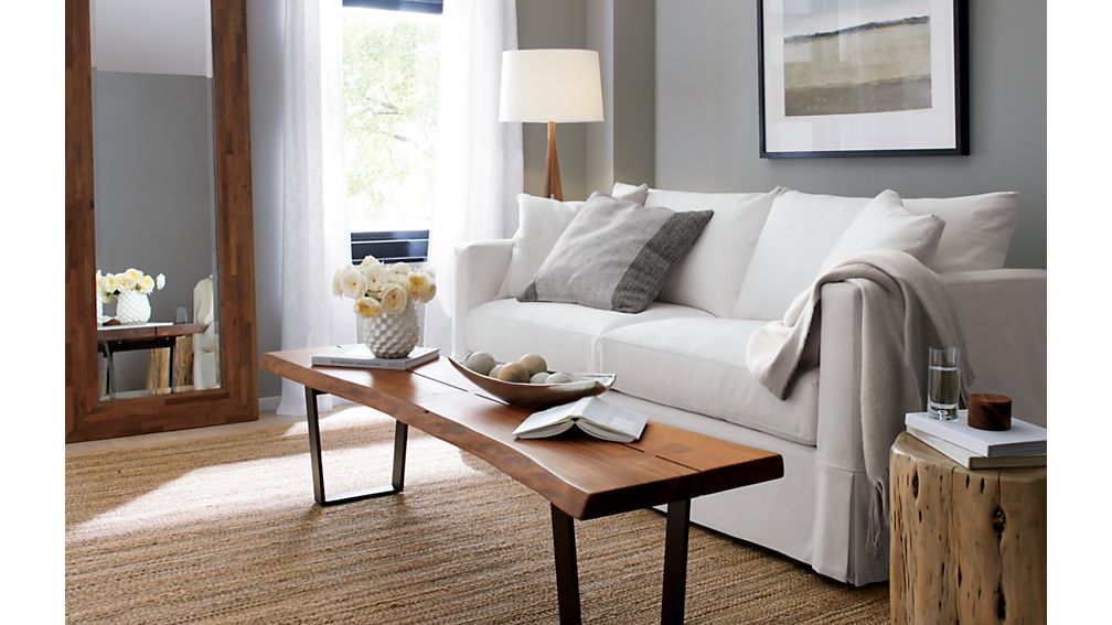 Yukon Large Coffee TableBench Crate and Barrel