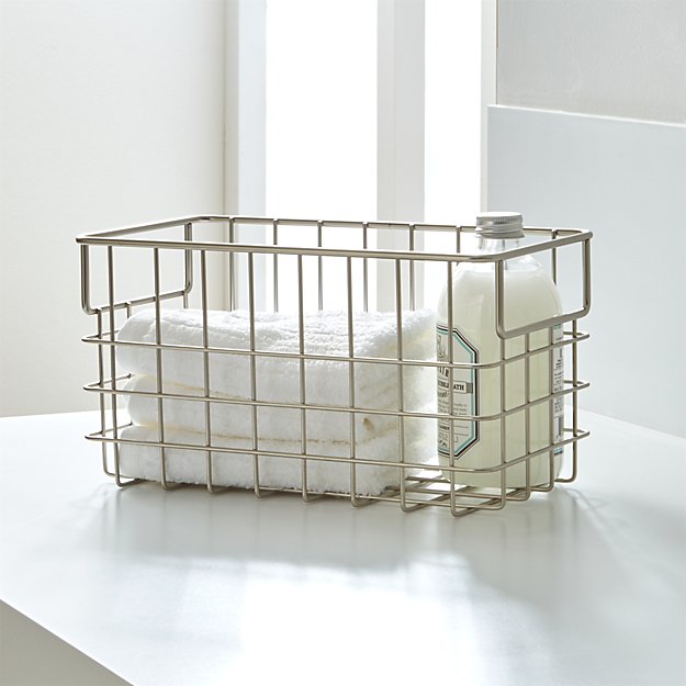 Small Wire Basket | Crate and Barrel