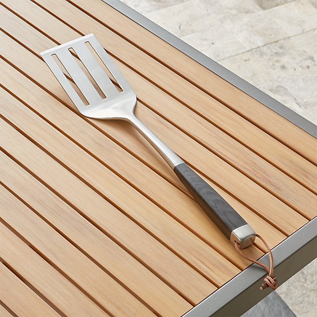 WoodHandled Grill Spatula Crate and Barrel