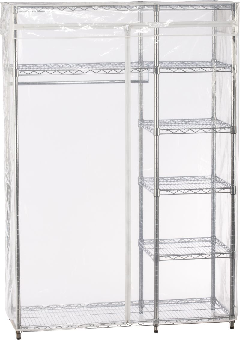 Work Closet with Clear Cover