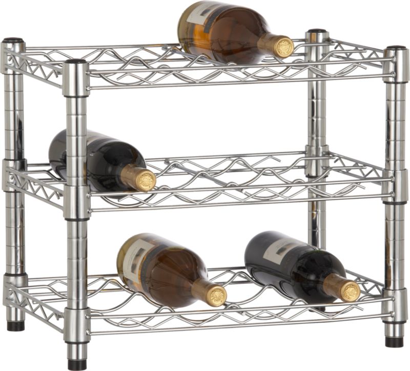 Work 12-Bottle Stacking Wine Rack - Work...