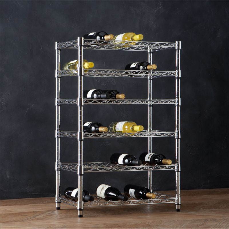 Work 36-Bottle Wine Rack - Work 36-Bottle...