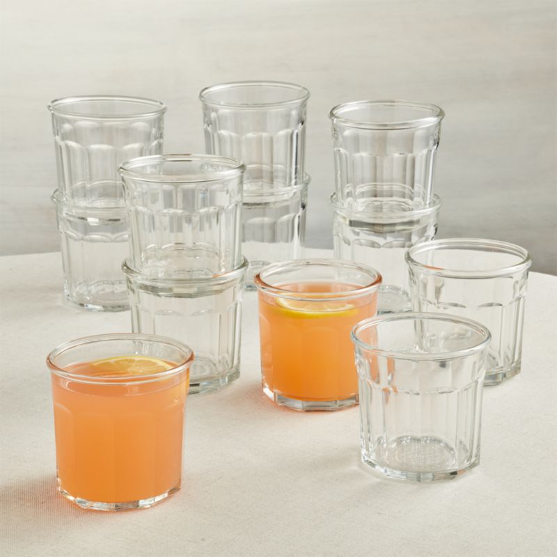 Set of 12 Small Working Glasses 14 oz. Crate and Barrel