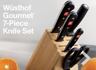 Wüsthof® Gourmet 7-Piece Knife Block Set