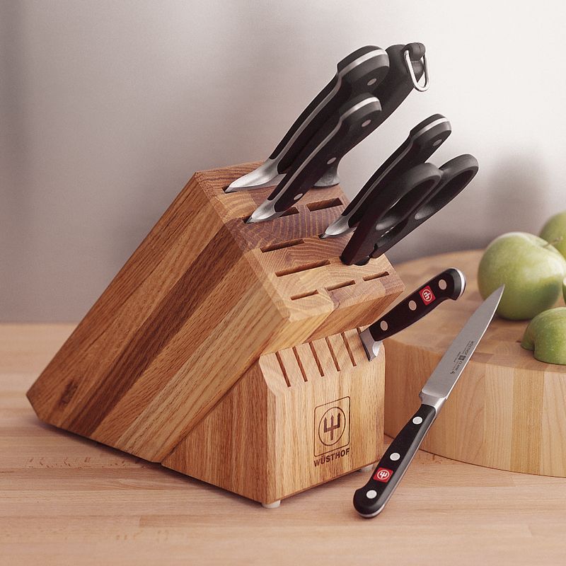 Special Sale: Wüsthof ® Classic Black Deluxe <br>8-Piece Set with Double Bonus