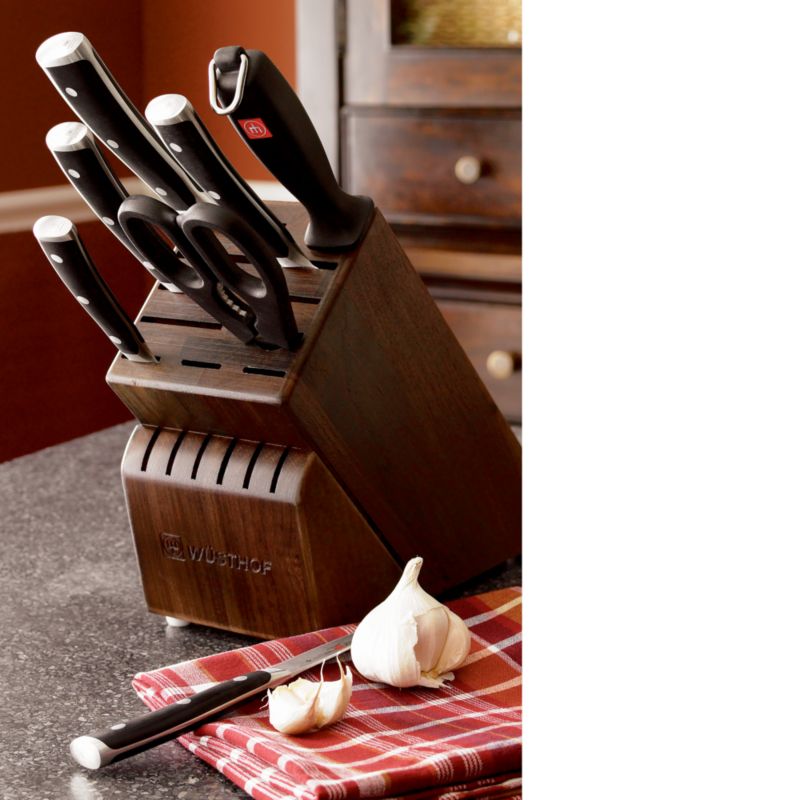 Wüsthof ® Ikon 8-Piece Knife Block Set