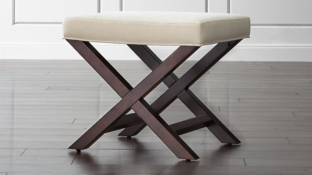 XBase BenchVanity Stool Napa Natural Crate and Barrel