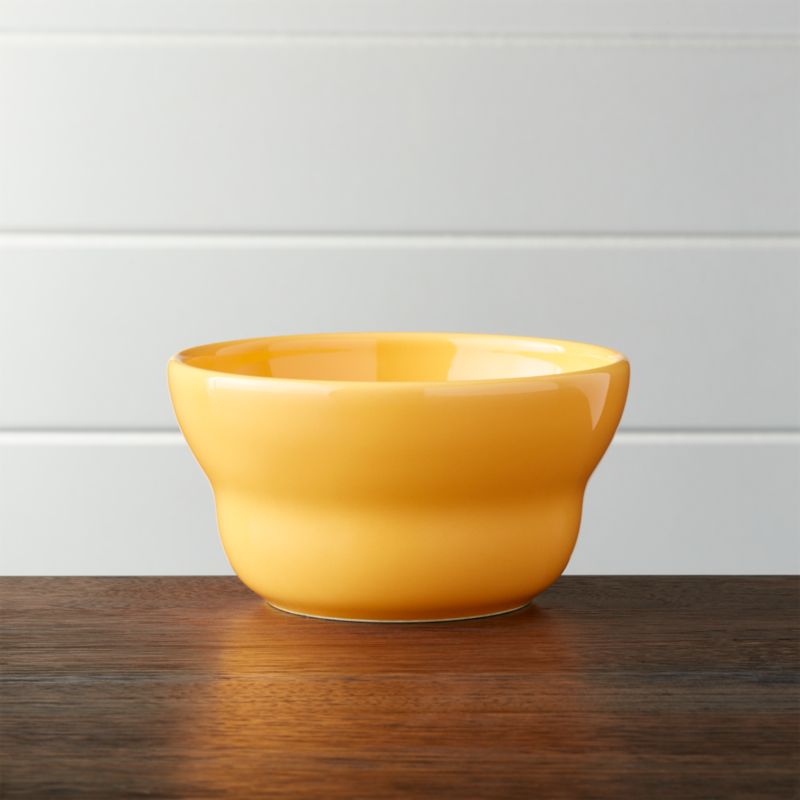 Yellow 5.5" Bowl Crate and Barrel