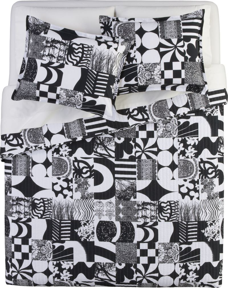 Marimekko Yhdessä Black Bed Linens