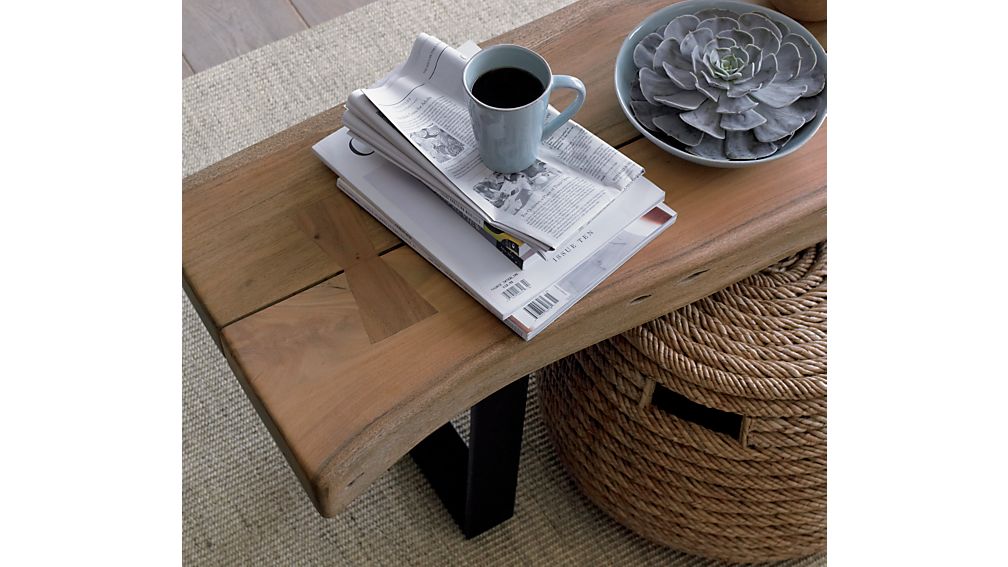 Yukon Large Coffee TableBench Crate and Barrel