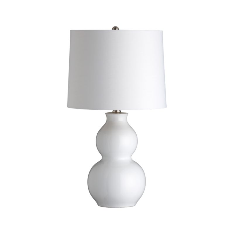Zing White Table Lamp