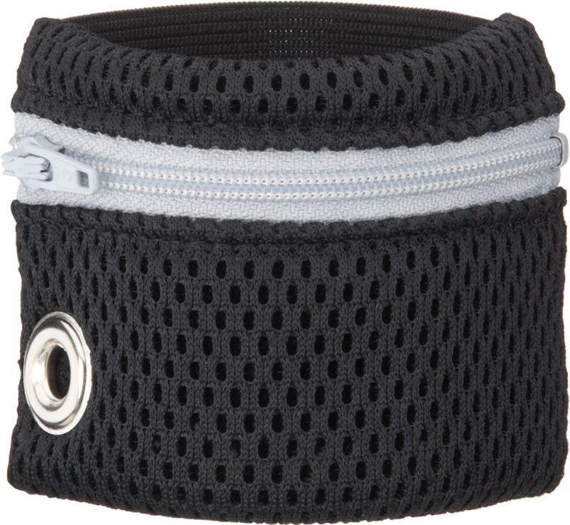 Grey Zip Wristband