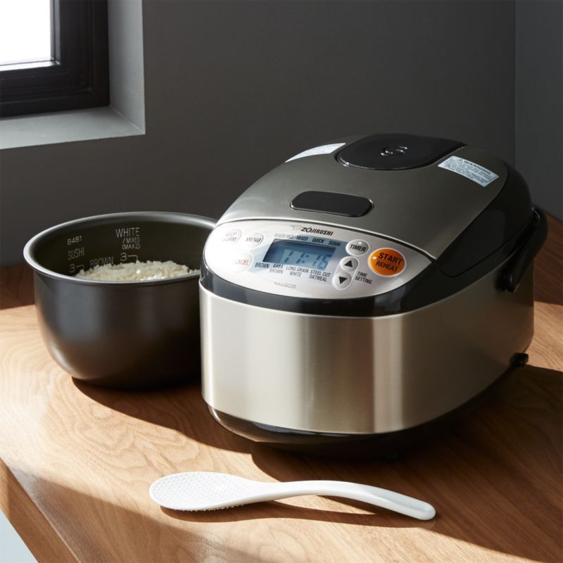 Zojirushi Rice Cooker, 3-Cup | Crate and Barrel